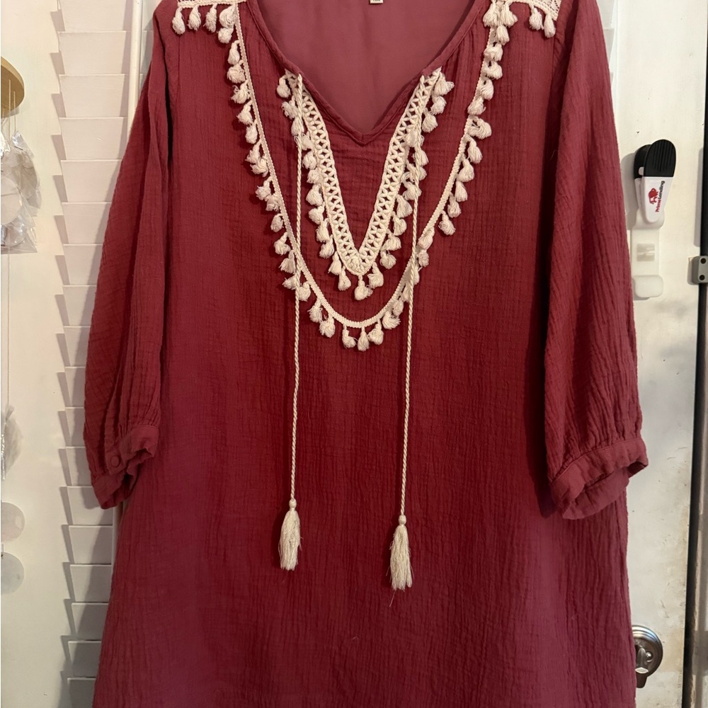 Umgee Boho fringe Top tassels Large